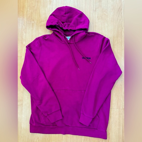 Pink Adidas drawstring sweatshirt!! - Picture 1 of 3
